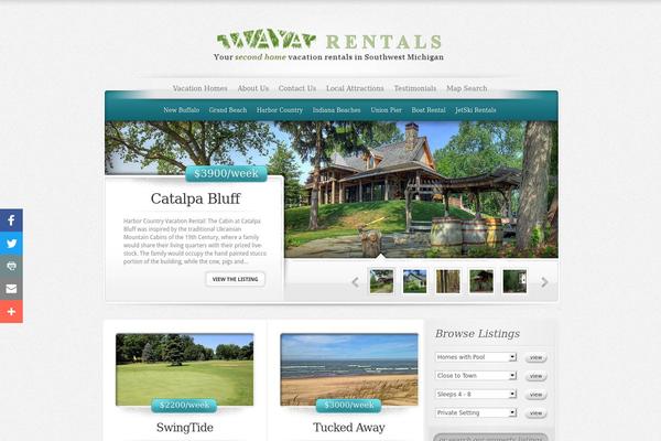 ElegantEstate theme site design template sample
