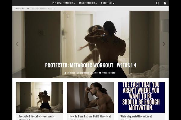 Valenti theme site design template sample