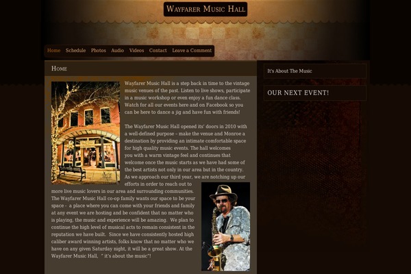 MT dark theme site design template sample