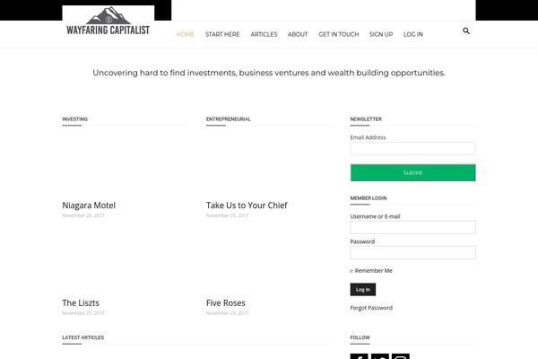 Site using Easy Forms for MailChimp plugin