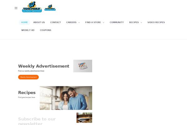 Bacola theme site design template sample