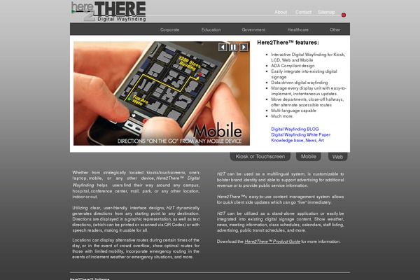 evolve theme site design template sample