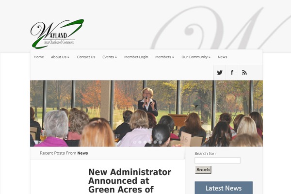 waylandchamber.org site used Nexus