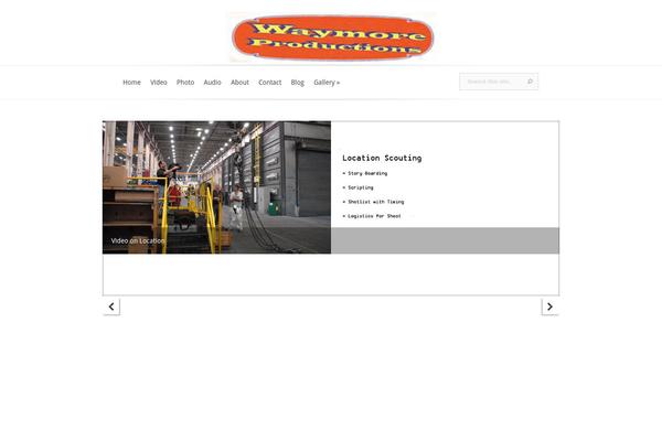 Evolution theme site design template sample