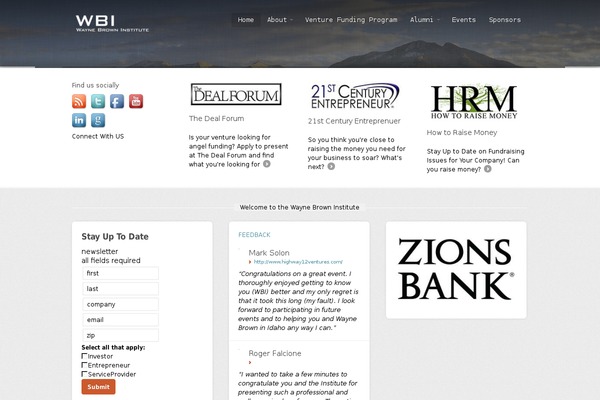 evolve theme site design template sample