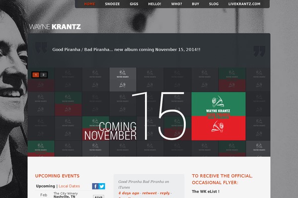 Music theme site design template sample