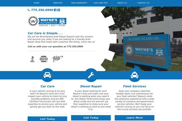 Site using HMS Testimonials plugin