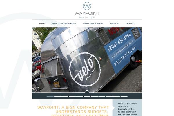 waypointsignco.com site used Waypoint