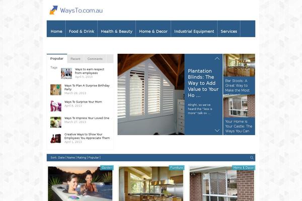 FlyingNews theme site design template sample