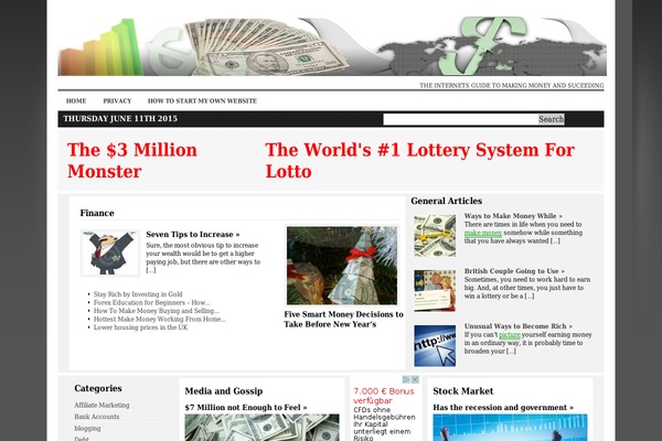 News Magazine Theme 640 theme site design template sample