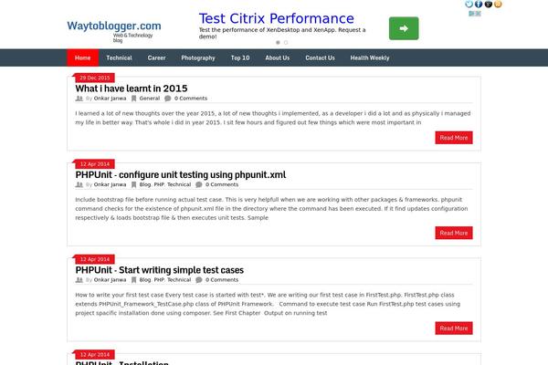 Site using About the Author Advanced plugin