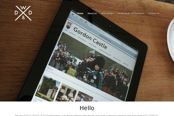 Hayden theme site design template sample