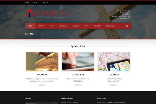 Real Church v1.04 theme site design template sample
