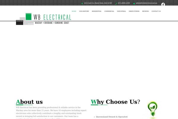 Industrial-child theme site design template sample