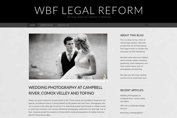 Suits theme site design template sample