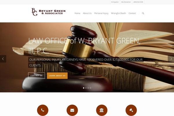 Salient theme site design template sample