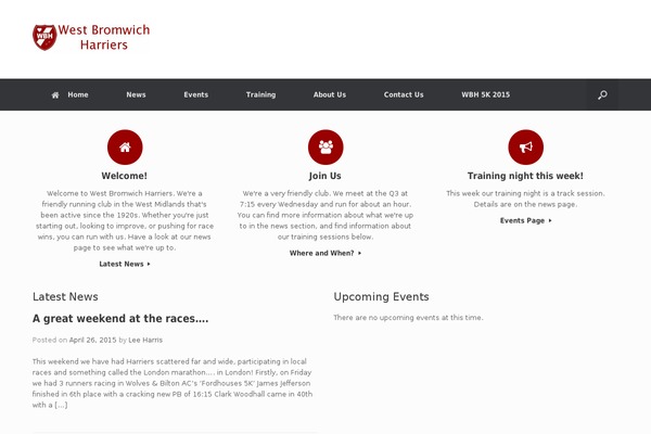 Vantage theme site design template sample