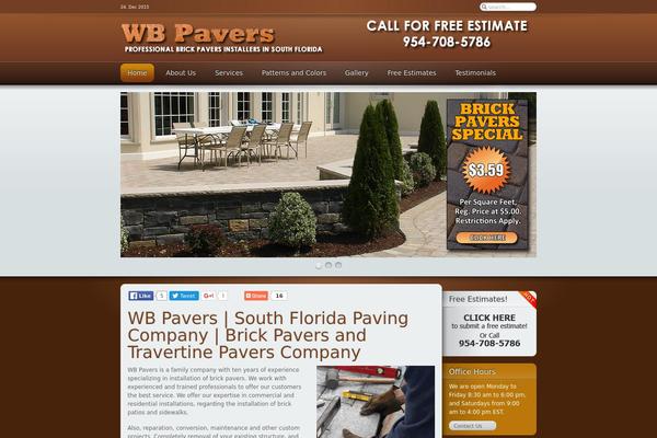 wbpavers.com site used Yoo_symphony_wp