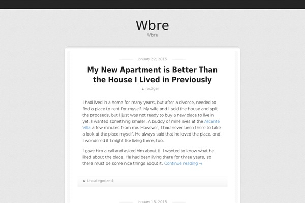 Prose theme site design template sample
