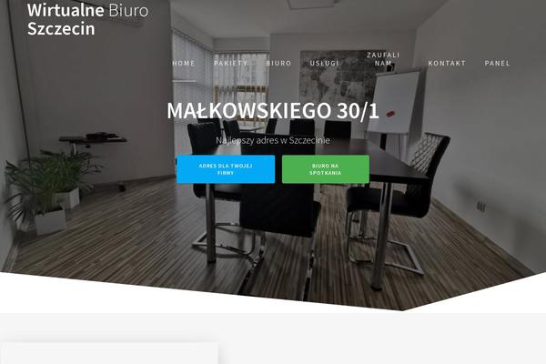 One Page Express theme site design template sample