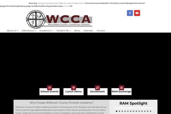 Site using Widgets on Pages plugin
