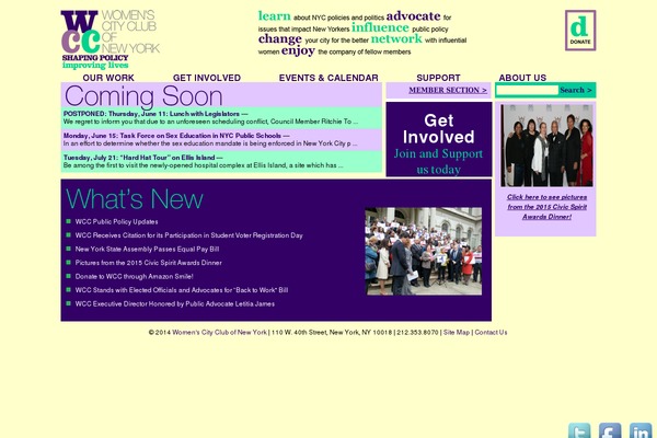 Wcc theme site design template sample
