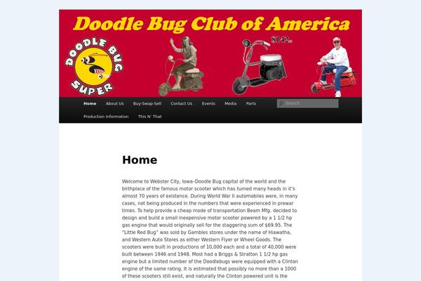 Twenty Eleven theme site design template sample