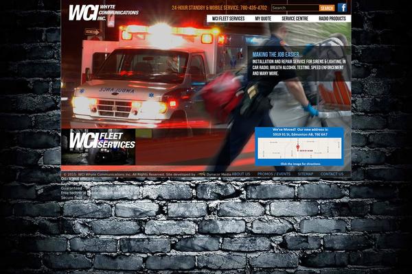 Wci theme site design template sample