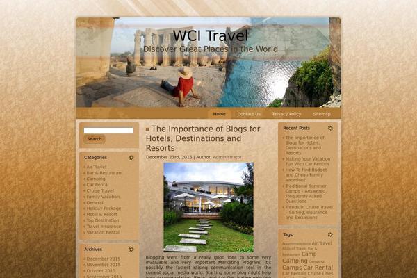 wcitravel.com site used Travel6