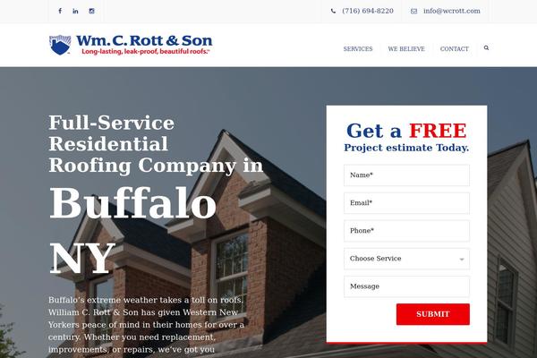 Constructo theme site design template sample