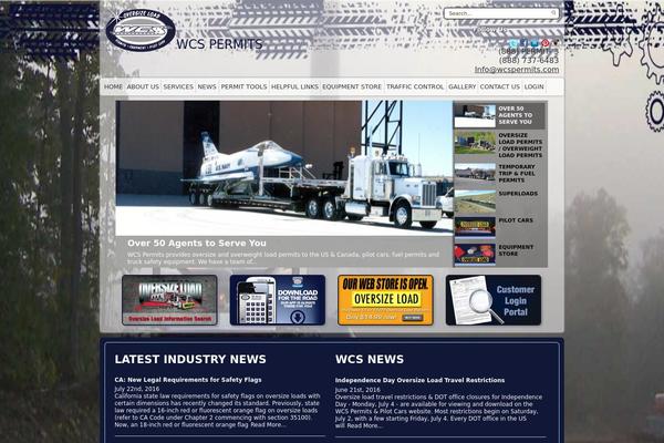 wcspermits.com site used Anaximander-static