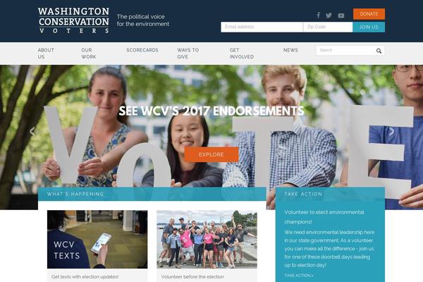 wcvoters.org site used Wcv