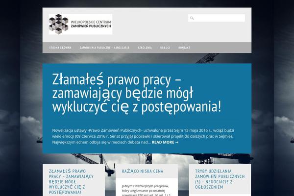 WP Barrister theme site design template sample