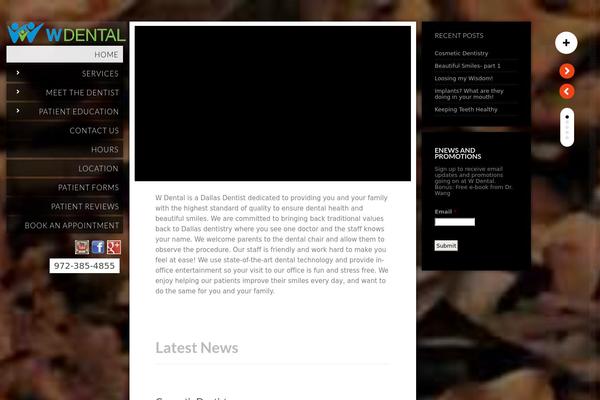 Kaleido theme site design template sample