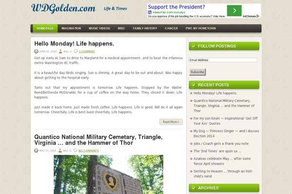 Readily theme site design template sample