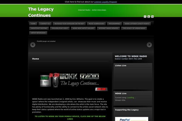 Station theme site design template sample