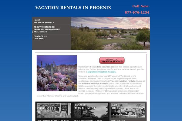Arizona theme site design template sample
