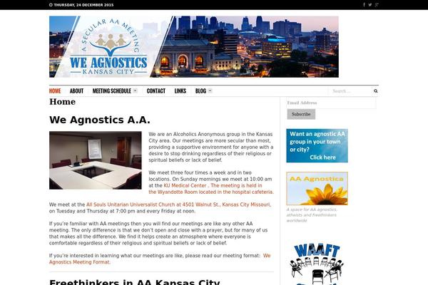 TrueNews theme site design template sample