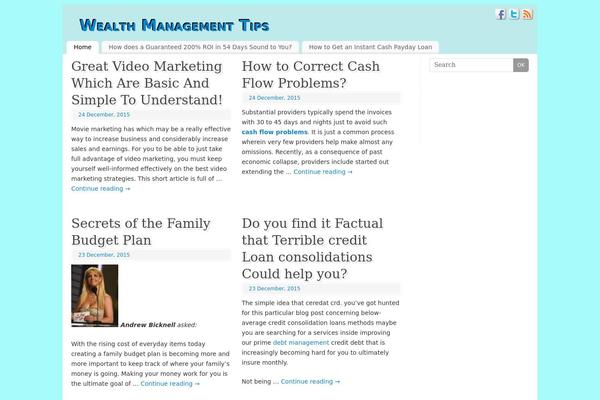 Mantra theme site design template sample