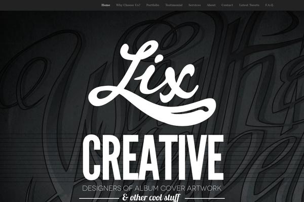 Mercurial theme site design template sample