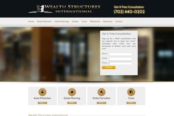 Site using Crafty Social Buttons plugin