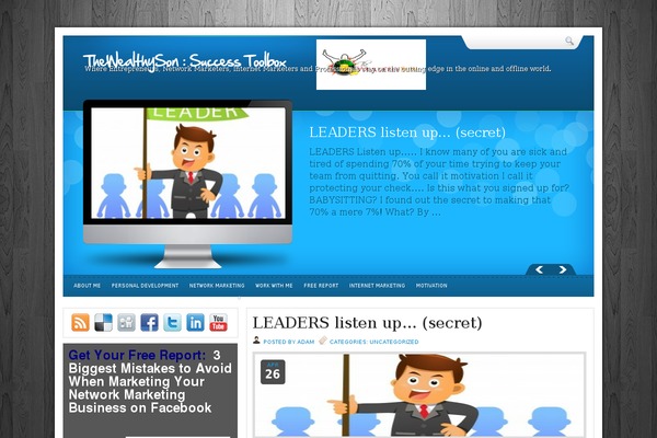 Evander theme site design template sample