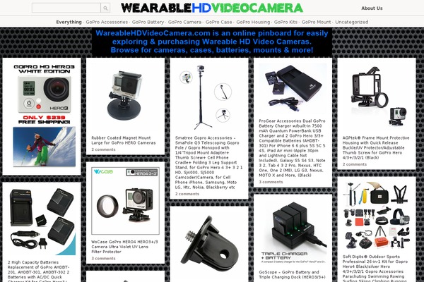 Covert PinPress theme site design template sample