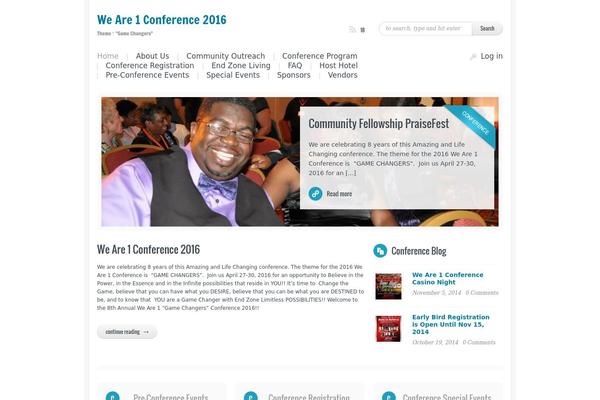 Evento theme site design template sample