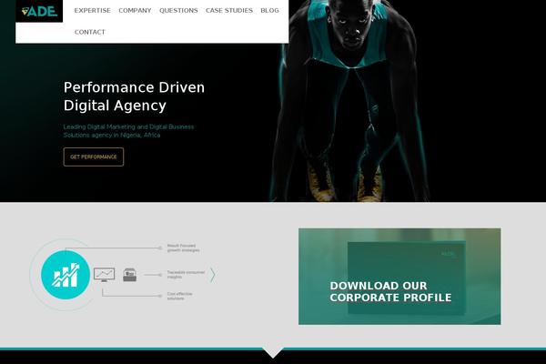 Ultimatum theme site design template sample