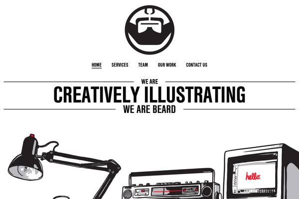wearebeard.com site used Wearebeard