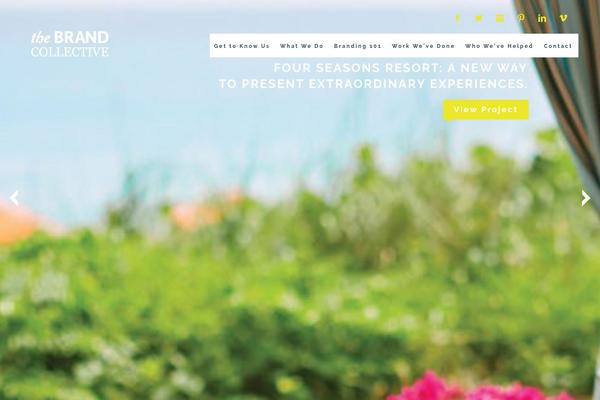 Fuse theme site design template sample