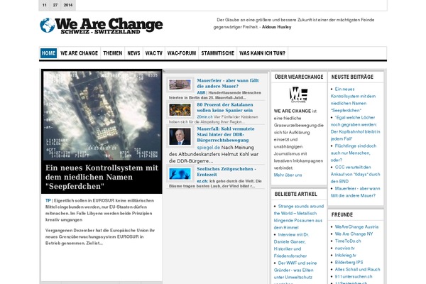 wearechange.ch site used Onews-child-theme