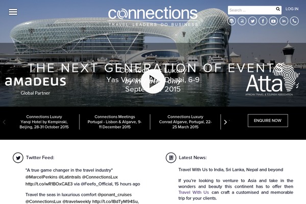 Connections theme site design template sample