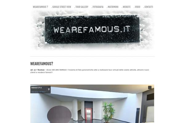 wearefamous.it site used Ilisa